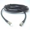 Koaxiální kabel, řada: FME, SMA LLC200A, Černá Polyvinylchlorid, vnější průměr: 5 mm OD 20 m 50 Ω Siretta S koncovkou