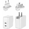 Dehner Elektronik XYPD65CC-ZUZ GaN US foldable with Plug-Set EU/UK white 2xUSB-C Stolní a zásuvkový napájecí zdroj AC/DC, s adaptérem pro Evropu, s britským Dehner Elektronik XYPD65CC-ZUZ GaN US foldable with Plug-Set EU/UK white 2xUSB-C Stolní a zásuvkový napájecí zdroj AC/DC, s adaptérem pro Evropu, s britským