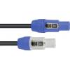 Eurolite P-Con DMX kabel [1x XLR zástrčka 3pólová - 1x XLR zástrčka 3pólová] 10 m