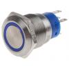 RS PRO Tlačítkový spínač IP67 SPDT Panel Okamžité Osvětlené 19.2 mm 5 A, barva LED: Modrá 250 V ac RS PRO Tlačítkový spínač IP67 SPDT Panel Okamžité Osvětlené 19.2 mm 5 A, barva LED: Modrá 250 V ac