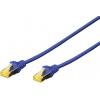 Digitus DK-1644-A-005/B RJ45 síťové kabely, propojovací kabely CAT 6A S/FTP 0.50 m modrá bez halogenů, kroucené páry , s ochranou, samozhášecí 1 ks Digitus DK-1644-A-005/B RJ45 síťové kabely, propojovací kabely CAT 6A S/FTP 0.50 m modrá bez halogenů, kroucené páry , s ochranou, samozhášecí 1 ks
