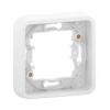 Montážní rám instalační krabice Mureva Styl 1 28 mm Polykarbonát Bílá NF 84mm Schneider Electric IP55 Zapuštěná montáž