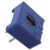 Ladicí potenciometr 100 kΩ 10 % ±100 ppm/°C 0.5 W Horní nastavení 1otáčkový, Průchozí otvor, Kolík, řada: 63P Vishay