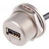 RS PRO Kabel USB Vnější, řada: GT211300, A: USB typu A, 200 mm Vnitřní, Černá, B: USB typu A RS PRO Kabel USB Vnější, řada: GT211300, A: USB typu A, 200 mm Vnitřní, Černá, B: USB typu A