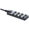 Amphenol Industrial Rozváděč M12, řada: DB12-5A8CAB-DPS7BXX 8cestná, 30V 12A M12