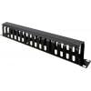 Value 26.99.0306 19 palec přední deska pro datové skříně 1 U černá