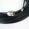 Koaxiální kabel, řada: N Type, SMA LLC200A, Černá Polyvinylchlorid, vnější průměr: 5 mm OD 15 m 50 Ω Siretta S koncovkou