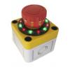 APEM A02ES-H Uvolnění kroucením Tlačítko nouzového vypínače Montáž do panelu 22 mm 2 NO/2 NC IP20, IP65