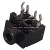 Jack zásuvka 3,5 mm stereo ASJ-6-5, plastový kryt