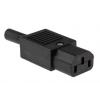 Bulgin Konektor IEC C13, orientace těla: Rovný, Kabel Vnější, 250V 10A Bulgin Konektor IEC C13, orientace těla: Rovný, Kabel Vnější, 250V 10A