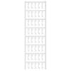 Device markers, MultiCard, 20 x 6,6 mm, Polyamide 66, Colour: White Device markers, MultiCard, 20 x 6,6 mm, Polyamide 66, Colour: White