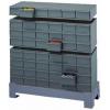 Skladovací jednotka se zásuvkami 18 Šedá Ocel 279 mm x 857mm x 295 mm Durham