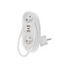 Prodlužovací přívod 2 zásuvky 1,4m EMOS P0211E USB