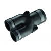 Montáž potrubí Černá jmenovitá velikost 17 mm Nylon 12 Nikl (závit), IP68 2 x M5 Kopex