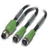 Kabel ovladače snímače, A: Vnější, A: M8, Rovný 4, B: M8, Přímý, B: Vnitřní, 48V 4, IP68, řada: SAC Phoenix Contact 300
