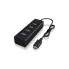 Rozbočovač USB 3.0 IB-HUB1409-C3, standard: USB 3.0 USB, počet portů USB: 4 Sběrnice USB 30 mm ICY BOX 20 mm 95mm Rozbočovač USB 3.0 IB-HUB1409-C3, standard: USB 3.0 USB, počet portů USB: 4 Sběrnice USB 30 mm ICY BOX 20 mm 95mm
