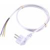 Sygonix SY-5043486 napájecí kabel bílá 1.50 m