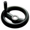 RS PRO Černá Technopolymer Ruční kolo 126 mm