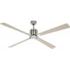 CasaFan ECO NEO III 152 BN-AH/BU WiFi Flügel Ahorn/Buche stropní ventilátor 27 W (Ø x v) 152 cm x 360 mm chrom (kartáčovaný) s dálkovým ovládáním, s časovačem,