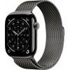 Apple Watch Series 11 GPS + Cellular 46 mm Titanový kryt Řemínek Milanese Loop břidlicová M/L Apple Watch Series 11 GPS + Cellular 46 mm Titanový kryt Řemínek Milanese Loop břidlicová M/L