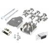 MH Connectors MHDTPPK9-DB9P-K sada D-SUB kolíkové lišty 180 ° Pólů: 9 ...