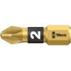 Wera Bit šroubováku, S diamantovým hrotem, Šestihran, 6.35 mm, PZ2, celková délka: 25 mm, počet kusů: 1 Wera Bit šroubováku, S diamantovým hrotem, Šestihran, 6.35 mm, PZ2, celková délka: 25 mm, počet kusů: 1