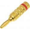 RS PRO Banánek, 4 mm, 30V, 24A, Červená, Vnější Přenos, materiál kontaktu: Mosaz, délka: 45 mm, pokovení kontaktu: Zlatá RS PRO Banánek, 4 mm, 30V, 24A, Červená, Vnější Přenos, materiál kontaktu: Mosaz, délka: 45 mm, pokovení kontaktu: Zlatá