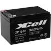 XCell XP1212 XCEXP1212 olověný akumulátor 12 V 12 Ah olověný se skelným rounem (š x v x h) 151 x 101 x 98 mm plochý konektor 6,35 mm bezúdržbové, VDS