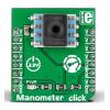 Tlakový snímač, klasifikace: Deska mikroBus Click for HSCMAND060PA3A3 Manometer Click MIKROE-2237 MikroElektronika