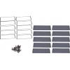 Hammond Electronics pouzdro hliník černá (d x š x v) 6 x 194 x 72 mm 10 ks Hammond Electronics pouzdro hliník černá (d x š x v) 6 x 194 x 72 mm 10 ks