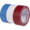 Sada textilních lepicích pásek Coroplast, 31081, 2,5 m x 19 mm, modrá/červená/bílá, 3 ks