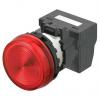 Kontrolka pilotního světla, řada: M22N barva Červená Krimpovací, 24V 22 mm Omron, IP66 Panel