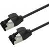 Roline 21.15.3260 RJ45 síťové kabely, propojovací kabely CAT 8.1 U/FTP 0.15 m černá 1 ks Roline 21.15.3260 RJ45 síťové kabely, propojovací kabely CAT 8.1 U/FTP 0.15 m černá 1 ks