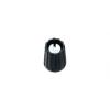 Knoflík potenciometru Elma 020-2320 10 mm 4 mm, Černá