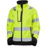 Helly Hansen Luna Hi Vis Černá, Zelená, Bílá, Žlutá Unisex Softshellová bunda s vysokou viditelností L