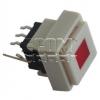 Tlačítko přepínací PB6135FBL-1, 30 V DC / 0,1 A, s červenou LED Tlačítko přepínací PB6135FBL-1, 30 V DC / 0,1 A, s červenou LED