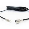 Koaxiální kabel, řada: SMA, TNC LLC200A, Černá Polyvinylchlorid, vnější průměr: 5 mm OD 20 m 50 Ω Siretta S koncovkou