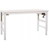 Manuflex LU9053.7035 ESD ESD pracovní stůl UNIVERZÁLNÍ ERGO K s kaučuk, Šxhxv = 1500 x 800 x 722-1012 mm šedobílá (RAL 7035) Manuflex LU9053.7035 ESD ESD pracovní stůl UNIVERZÁLNÍ ERGO K s kaučuk, Šxhxv = 1500 x 800 x 722-1012 mm šedobílá (RAL 7035)