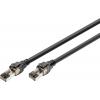 Digitus DK-1843-005 RJ45 síťové kabely, propojovací kabely CAT 8.1 S/FTP 0.5 m černá barevně rozlišený, stíněný, točený drát, S průchodkou chránící proti Digitus DK-1843-005 RJ45 síťové kabely, propojovací kabely CAT 8.1 S/FTP 0.5 m černá barevně rozlišený, stíněný, točený drát, S průchodkou chránící proti
