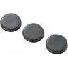 TRU COMPONENTS TC-GMCQR-2518203 kabelová průchodka uzavřená 18.9 mm, max. tloušťka desky 1.5 mm, PVC, černá, 100 ks