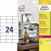 Avery-Zweckform 6124 univerzální etikety 105 x 148 mm papír bílá 40 ks...