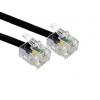Telefonní kabel Vnější, Černá RS PRO RJ11 Vnější RJ11 2 m
