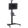 Digitus DA-90370 TV kolečkový vozík 94,0 cm (37) - 177,8 cm (70) naklápěcí, nastavitelná výška s držákem ke klávesnici, se zámkovým mechanizmem, nastavitelné