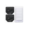 Sada 2 ovladačů pro žaluzie/záclony SHELLY Shutter + 4 tlačítka BLU RC WiFi Sada 2 ovladačů pro žaluzie/záclony SHELLY Shutter + 4 tlačítka BLU RC WiFi