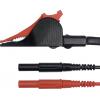 Schützinger měřicí kabel zástrčka 4 mm Kelvinova svorka 250.00 cm černá/červená 1 ks