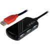 LINDY USB kabel USB 2.0 USB-A zástrčka, USB-A zásuvka 12.00 m černá 42783