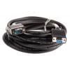 Roline, A: Vnější VGA, B: Vnitřní VGA Kabel VGA 6 m, Černá Roline, A: Vnější VGA, B: Vnitřní VGA Kabel VGA 6 m, Černá