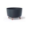 Květináč GRACIA STANDARD ECO WOOD antracit 23,5cm