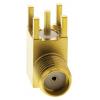 Radiall Koaxiální konektor, řada: SMA-COM Vnitřní, 50 Ω, orientace těla: Pravý úhel, Povrch Konektor SMA Pájecí, 18GHz Radiall Koaxiální konektor, řada: SMA-COM Vnitřní, 50 Ω, orientace těla: Pravý úhel, Povrch Konektor SMA Pájecí, 18GHz