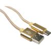 Kabel USB 2.0 A/USB-C, opletený, 25 cm